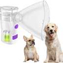 Nebulizer for Dogs Handheld Dog Nebulizer  Portable Pet Device with Dog Mask, USB Rechargeable, Quiet Operation