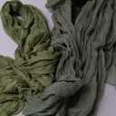 12 Pack 10Ft Cheesecloth Table Runner 35x120 Inch Boho Gauze Table Runner Cheese Cloth Long Romantic Table Runners for Wedding Bridal Shower Birthday Party Table Decor (Dusty Sage Green)