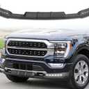 Front Bumper Lip for Ford for F-150 2021 2022 2023 Matt Black 3PCS