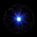 13 inch USB Corded Ice Fiber Optic Mood Novelty Lamps Lighting Glacier Lite with Color-Changing Crystals Base (USB)