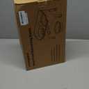 URPOWER 3-in-1 Elevated Dog Bowls - Mess Proof Double Deck 4 Height Adjustable Raised Stand with 2 Stainless Steel Food Bowls & Licking Plate for Small, Medium Dogs (Jet Black)