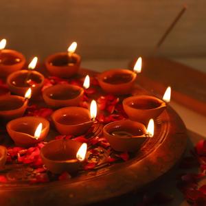 Diyas for Puja Clay Diya Diwali Diyas - Diyas for Pooja with Cotton Wicks [42 Pcs] Mitti Earthern Terracotta Diya - Diwali Decoration Indian Gift Items Hashcart