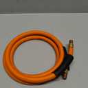 Giraffe Tools Hybrid Lead-in Air Hose, 3/8 inch x 6 ft, 1/4 in. MNPT Fittings, 300 PSI Heavy Duty, Lightweight Air Compressor Hose Short