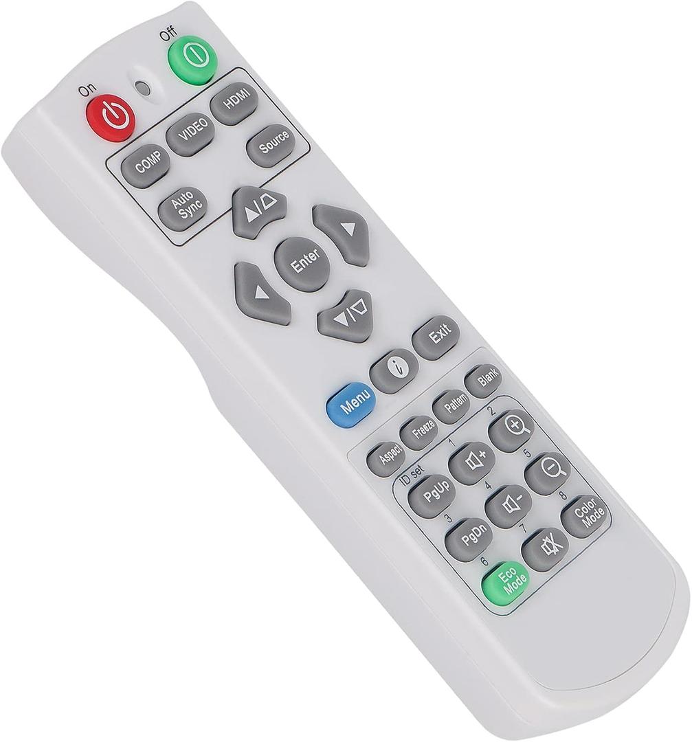 Beyution Q-3101 Replace Remote Control fit for Viewsonic Projector PA503S PA503SP PA503W PA503X PA503XP PA500S PA500X PG700WU PS500X PS501W PS501X PX700HD