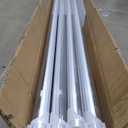 8ft LED Bulbs, 48W 6500LM T8 LED Bulbs - 12Pack, Daylight 5000K, Ballast Bypass/Removal Required F96T12 LED Replacement, Super Bright, for Garage, Shop, Warehouse Lights