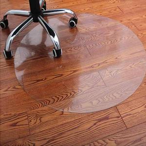 Round Chair Mat For Hard Floors, Translucent Table Mat Waterproof Anti-scalding Household Office Carpet, 61", round