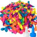 1000 Pack Water Balloons with Refill Kits, Latex Water Bomb Balloons Fight Games - Summer Splash Fun for Adults