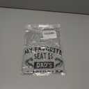 UNIFACO Unisex Baby Funny Saying Outfit Short and Long Sleeve Bodysuits Romper (0-3 Months, A-a-my Favorite Seat is Dad's Shoulders)