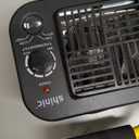 Shinic Garage Heaters for Indoor Use, Metal Portable Space Heater with Thermostat, Greenhouse heater, Adjustable Head, Tubular Stand, Padded Handle, and Wide Base for Stability