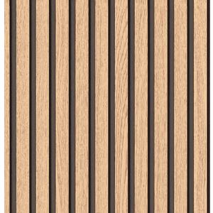 myforHD Wallpaper Peel and Stick Wood Grating Stripe Self-Adhesive Wallpaper Faux Wood Contact Paper Wood Slats Self Adhesive Wall Paper PVC Vinyl Film Removable Waterproof 17.3" x 393"