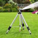 SPECILITE 36Brass Impact Tripod Sprinkler, Heavy Duty Metal Pulsating Telescoping, Sprinklers for Yard, Lawn & Garden Irrigation, 360 Degree Waters up to 70ft Covering 5660sqft