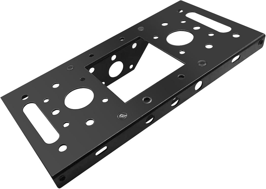 Mailboxes Adapter Plate 4X 4 replacment with 7540B-10 Mounting Board Black