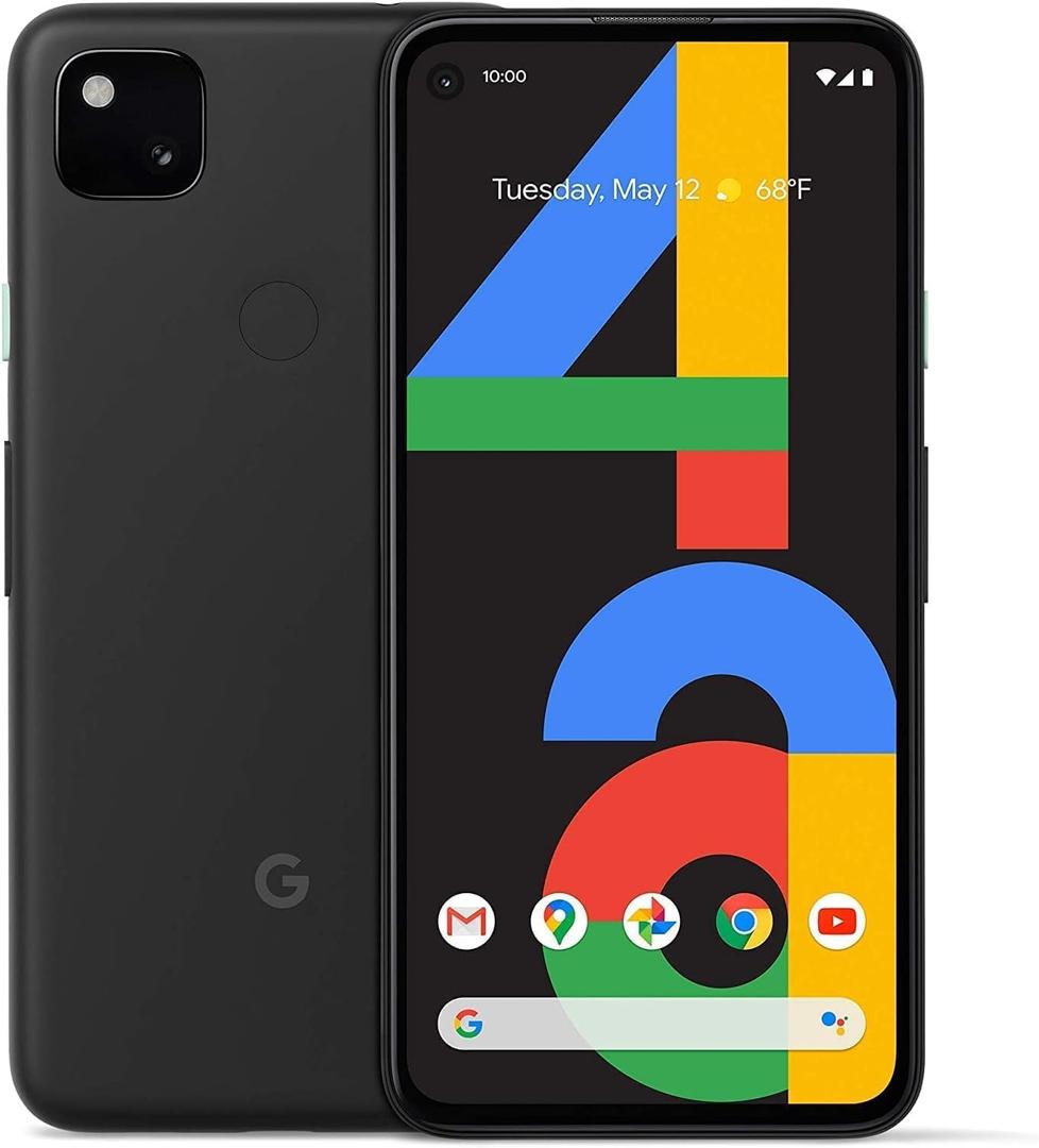 Google Pixel 4a with 5G, 6.2", 128GB, 6GB RAM, Unlocked Cellular - Just Black
