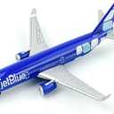 Jetblue Model Airplane, Single Plane Die-cast Model Planes Aircraft Suitable for Collection & Christmas, Birthday Gifts