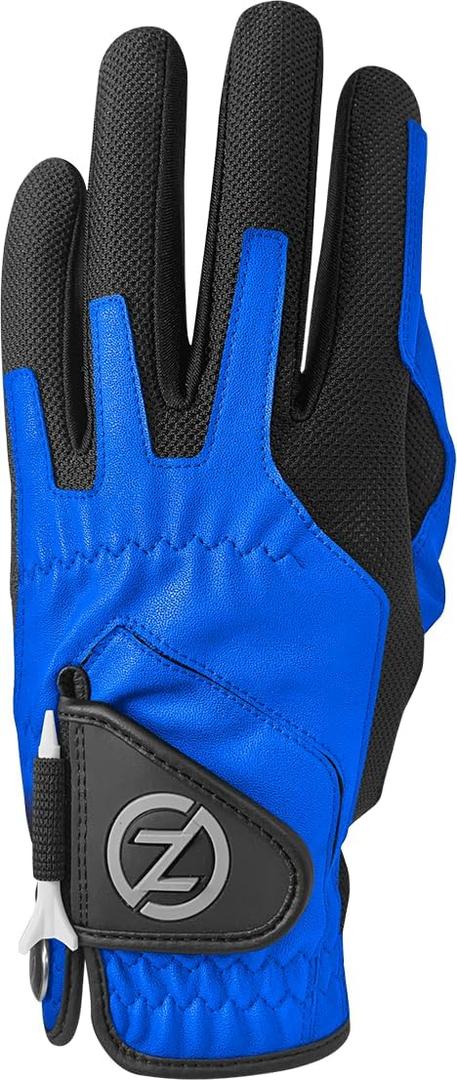 Zero Friction Men's Golf Gloves, Right Hand, One Size, Blue
