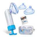 Choking Rescue Device Portable Airway Suction Rescue Device Anti Choking Device Choking First Aid Device for Kids and Adults Blue