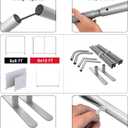 8x8 FT White Tension Fabric Backdrop Display Trade Show Backdrop | Photo Booth Photography Tension Banner Display with Trade Shows/ Weddings/ Birthday Party / Commercial Activities
