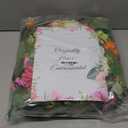 Pinkpuii 24 Inch Spring Wreaths for Front Door- Outdoor Spring Summer Flower Wreath with Vibrant Peony Hydrangea Flower, Green Eucalyptus Leaves and Orange Berry- Ideal for Porch,Mantel,Home Wall