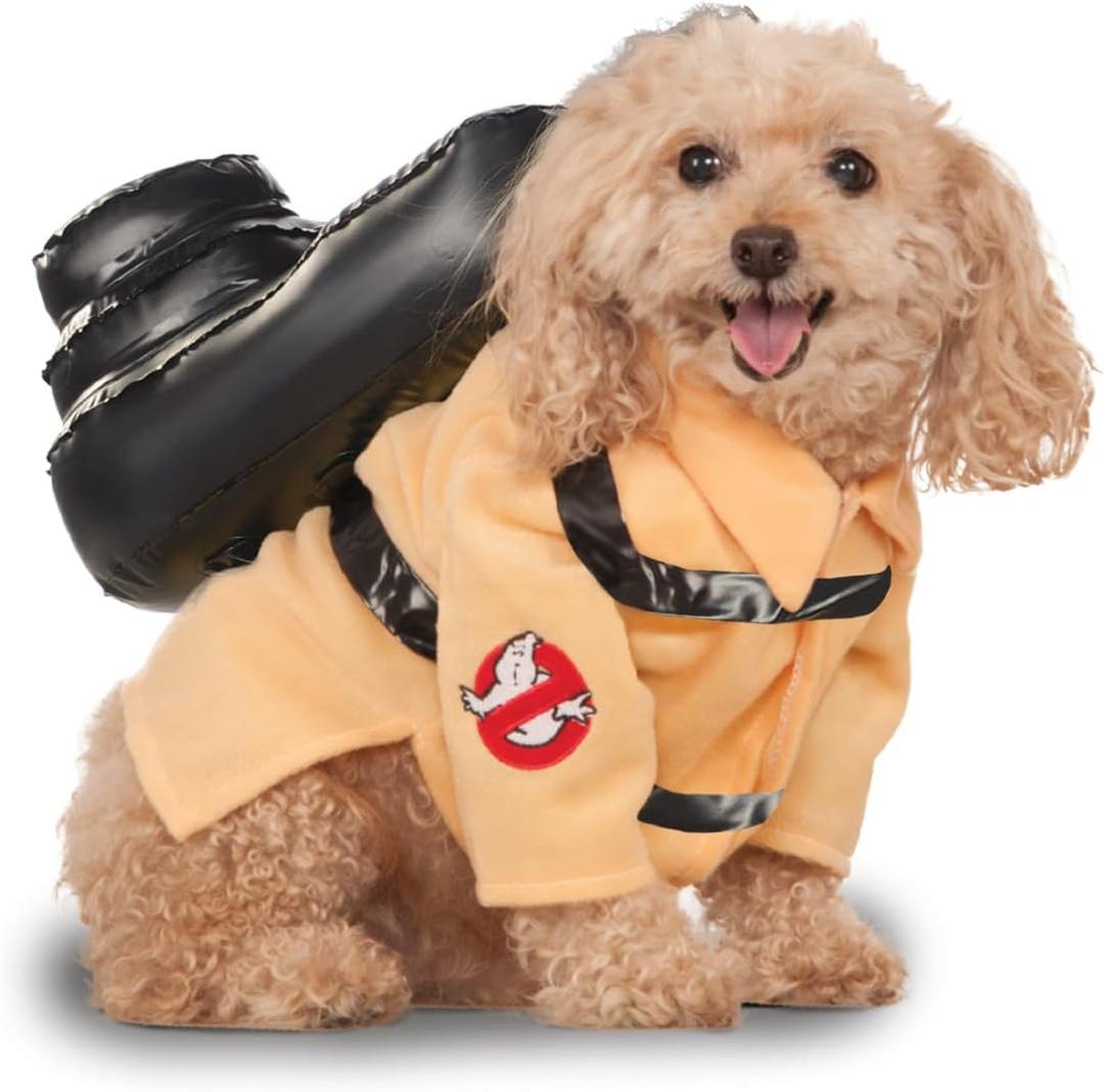 Ghostbusters: Ghostbusters Pet Costume for For Dogs or Cats by Rubies, XL (Extra Large, Yellow)
