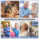 Hearing Aids for Seniors, Rechargeable OTC Hearing Aids for People with Hearing Loss, 32 Channels Dual Microphone Noise Cancelling Hearing Aid, 5 Volume, Standby 144h (Dark Blue)