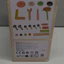 ROBUD Mini Wooden Play Tool Workbench Set for Kids Toddlers - Montessori Toys for 3 4 5 Years Old Boys Girls