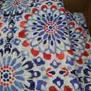 Arden Outdoor Midback Chair Cushion, 18 x 16.5, Clark Blue
