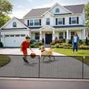 Driveway Net for Kids Safety – Driveway Safety Net Barrier, Stops Basketballs from Rolling into the Street