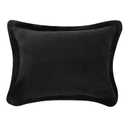 Amazon Basics 3-Piece Micromink Sherpa Bedding Set, Ultra-Soft, Warm All Season Comforter, Full/Queen, Black, Reversible