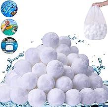 ZeeDix 3.2 lbs Pool Filter Balls for Sand Filter Pump, New Upgrade Efficient Swimming Pool Filter Sand Alternative(Equals 100 lbs Pool Filter Sand), Reusable Eco-Friendly Fiber Filter Media Balls