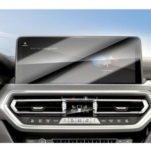 Screen Protector for 2022-2024 BMW X3/sDrive30i 12.3 Inch HD for 2022-2025 BMW X4/M40i/X4M Interior Navigation Touch Screen Protective Film Accessories Tempered Glass [No Glare & Fingerprint]