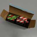 Christmas Bow Tie Dog Collar, TAGATMI Adjustable Dog Cat Collar and Bow Tie, Durable Buckle Light Collar Comfy Bowtie for Dogs Pets Best Gift Comfortable Detachable Red, L