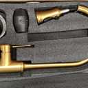Sanisano Gold Brushed Nickel Kitchen Faucet with Pull Down Sprayer