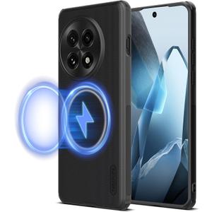 Nillkin for OnePlus 13 Magnetic Case, [Compatible with MagSafe][NO Bulky] Frosted Texture Slim Protective Phone Case for OnePlus 13 Case 6.8'' Black