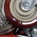 Front Wheels Upgrade Kit for Milwaukee Packout System - Easy Rolling Dolly Conversion.Accessories for Milwaukee Packout Rolling Tool Box.