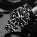 NIBOSI Watches for Men Analog Quartz Chronograph Waterproof Luminous Designer Men's Wrist Watches Business Work Sport Casual Dress Watch Elegant Gifts for Men
