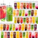 Maxdot 48 Pcs Thank You Cups Bulk 17 oz Employee Appreciation Gifts Plastic Cups Inspirational Gifts Reusable Acrylic Skinny Tumbler with Lid Straw for Staff Coworker Teacher Nurses (Smile Face)