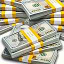 100 PCS Fake Money Prop Money Play Money Toys for Kids Pretend Play - Number Learning Education Toys for Girls Boys, Develops Early Math Skills, Play Money for Board Game, Magic, Girls Boys Birthday