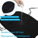 Nogeqi Cobbler Apron, Waterproof Apron with Pockets, Adjustable Cleaning Aprons for Women Men Painting, Work, Hairstylist, Kitchen(Black Unisex) (Black)