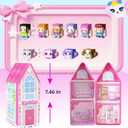 GobiDex Magnetic Figures Set- Portable Tin with Spinning Animals & Characters, STEM Travel Toys for Girls Ages 3+, Princess Pretend Play Gift
