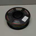 FLASHFORGE Translucent Glitter PLA Crystal Rainbow Candy Filament, Shiny Sparkling Gradient 3D Printer Filament, Fast Color Change Between Yellow Pink Blue Green, Adjustable Transparency