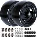 13x6.50-6 Tires for Zero Turn Mower,with Upgraded 3/4",5/8"and 1/2" Bearing More Durable,13x6.50-6 Flat Free Tire,13x6.5-6 Lawn Mower Tires, 5.51"-7.91"Center Hub, Load 500lbs