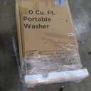 BLACK+DECKER 3.0 Cu. Ft. Portable Washer, 26.5 lb. Capacity Washing Machine, 6 Cycles, Quick Connect Sink Adapter and Drain Hose Included, Transparent Lid & LED Display, BPW30MW, White