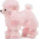 Unipak 2833PPK Gibbles Pink Poodle Plush, 7-inch Height, 2 Pack