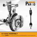 PAROD 664232 664233 CV Axle Assembly Fit for 2006-2015 Honda Civic 1.8L L4; Automatic Trans - Front Driver and Passenger Side