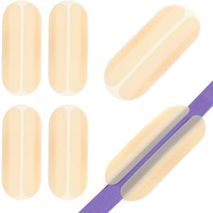 Gatuida 6pcs Bra Strap Pads Mini Soft Silicone Shoulder Pads, Invisible Non-Slip Bra Strap Cushions Holders for Women (Beige)