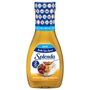 Splenda Multi-Use Allulose Syrup, Zero Calorie, Sugar Free Substitute for Maple Syrup, Honey, Agave and Brown Sugar, 8oz Bottle, No BB Date