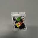 Cute Christmas Straw Covers 6 Pcs - Santa Claus, Elk, Snowman Designs - Reusable Silicone Straw Lids Protectors - Holiday Party Cup Decorations