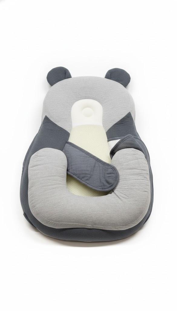 Portable Baby Bed Newborn Baby Mattress Lounger Gray, Small