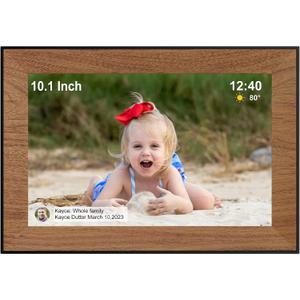 Digital Picture Frame,WiFi frameo Digital Photo Frame with 10.1 Inch 1280x800 IPS Touch Screen,Easy Load from Phone Digital Frame,Auto Rotating Pohto/Video by Electronic Picture Frame,Best Gift