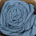Hansleep Blue Quilt Queen Size - Baroque Ultrasonic All Season Bedspread Queen, Soft Lightweight Coverlet Bedding Set, 3 Pieces (1 Quilt, 2 Pillow Shams) (Full/Queen-90"x96")